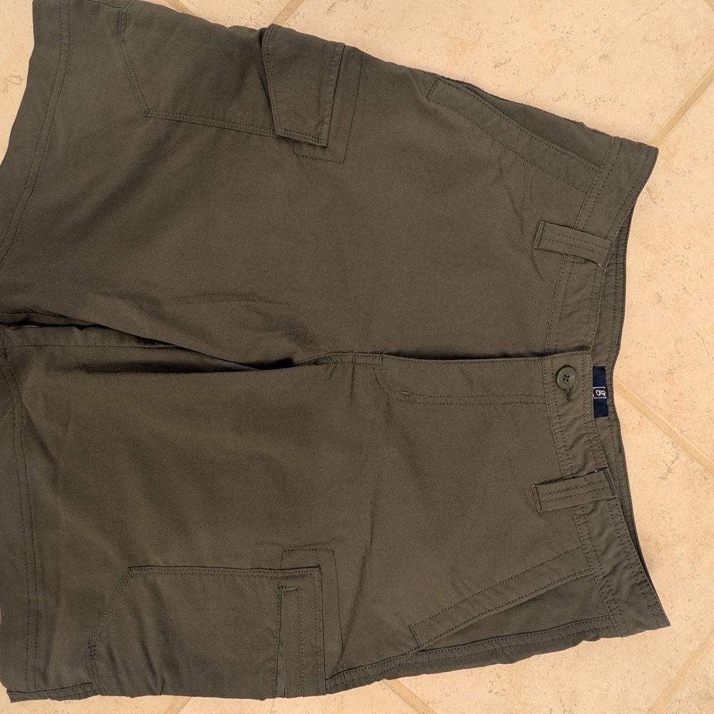 George Men's Dark Green Cargo Shorts